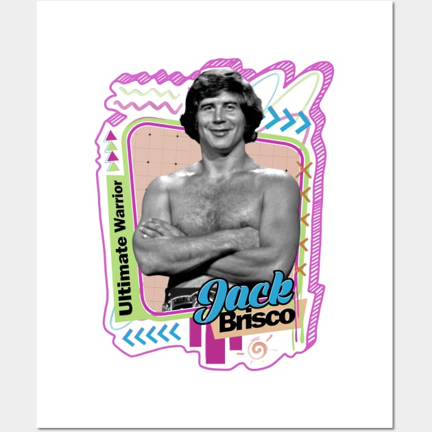 Wrestler Ultimate Warrior Jack Brisco Wall Art by PICK AND DRAG